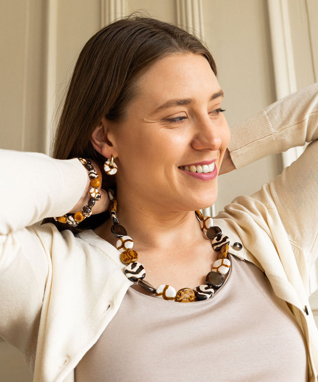 Safari Sunrise Hoop Earrings