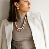 Heavenly Pink Delicate Necklace