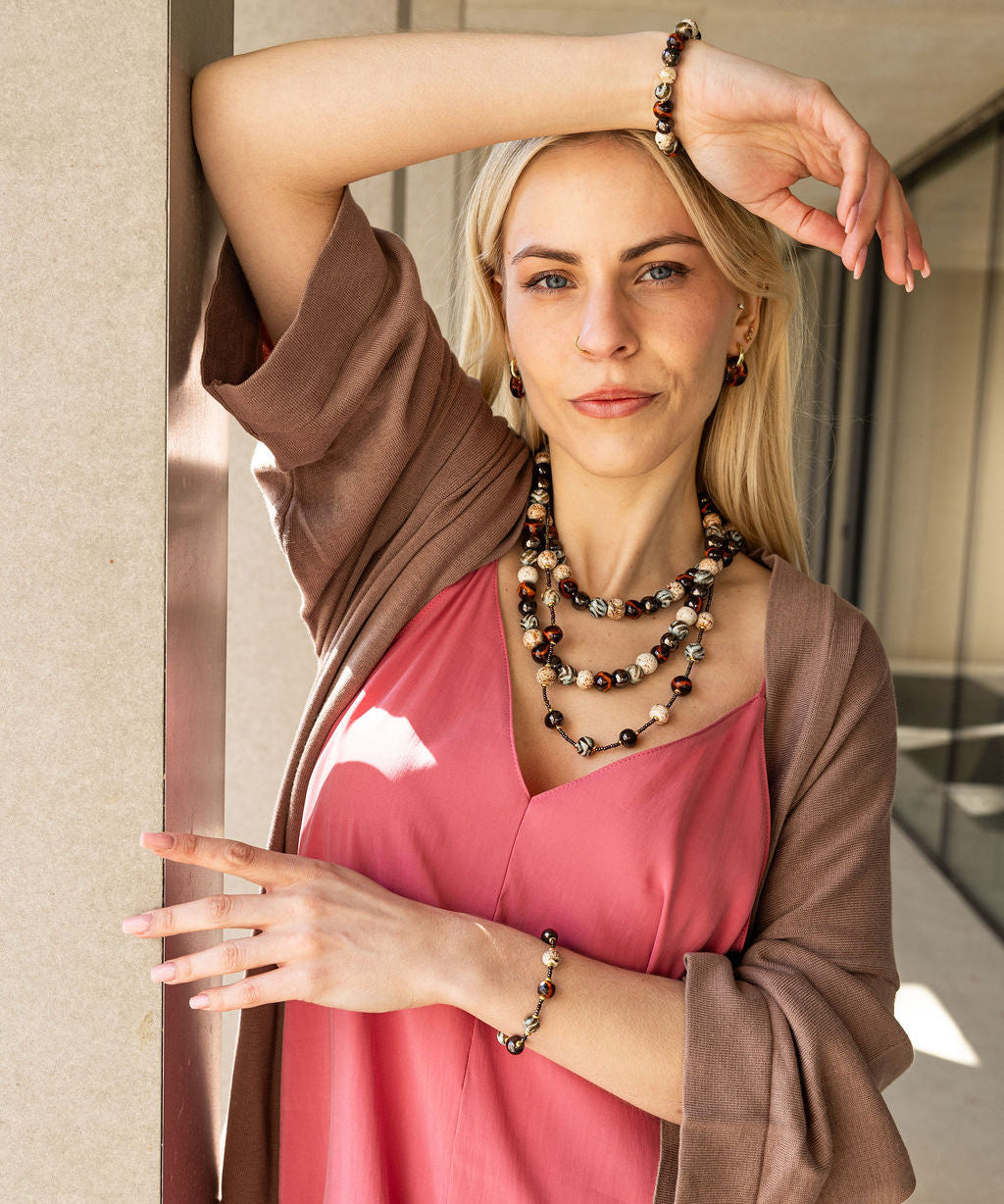 African Gold Delicate Bracelet