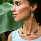 Indigo Cluster Earrings