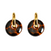 African Gold Hoop Earrings